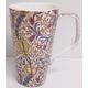William Morris Flora Mug 500 ml Fine Bone China Large Latte Multi Flowers Art Nouveau Floral Cup Hand Decorated UK