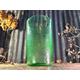 Vintage 1960s Large Bright Green Textured / ART GLASS VASE / Mid Century Studio Glass Art Glass Vase Mcm Interiors Mcm Decor Flower Vase
