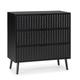 Commode 3 tiroirs couleur noir