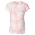 ESPRIT Damen Short Sleeve Ice dye T-Shirt, Blush-665, Small