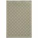 Gray/White Rectangle 9' x 13' Indoor/Outdoor Area Rug - George Oliver Petya Geometric Gray/Ivory Indoor/Outdoor Area Rug Polypropylene | Wayfair