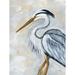 Ebern Designs Blue Heron by Yvette St. Amant Print Canvas, Solid Wood in White | 48 H x 36 W x 1.25 D in | Wayfair 3DF9A8A7474F4A6BB6FA59167BF7F59D