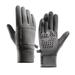 RuiJY Fleece Lined Gloves Waterproof Gloves Winter Cycling Gloves Waterproof Fleece Lined Windproof Touch Screen Unisex