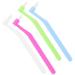 Gap Brush 4 Pcs Orthodontic Toothbrush for Braces Dental Floss Interdental Manual Travel Abs Fiber