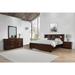 Latitude Run® 4 Piece Eastern King Bedroom Set In Cappuccino Wood in Brown | 47 H x 81 W x 89 D in | Wayfair 46F9BAE124FC407AB3701BC447D24510