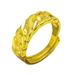 Golden Color Rings Adjustable For Unisex Jewelry Hot V6 L9H7