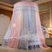 Princess Dome Mosquito Net Mesh Bed Canopy Bedroom Decoration Luxury Princess Bed Canopy Mosquito Net for Girls or Baby Crib