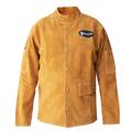 Flame Resistant Heavy Duty Genuine Cowhide Leather Welding Jacket for Men X-Large