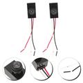 Light Sensor Photocell 2pcs 120V Outdoor Hard-Wired Post Eye Light Control with Photocell Light Sensor Photocell Sensor Dusk to Dawn Light Sensor Photocell for Outdoor Light (Blackï¼‰