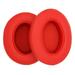 Headset Ear Pads Protective Cover Replacement Protein Memory Foam Ear Cushions Compatible with Beats Studio 2/3 Red