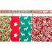 Christmas Holiday Designer Mailers 10X13 : Candy Cane Reindeer Deer Elk Christmas Stars And Christmas Tree; Printed Self Sealing Shipping Envelopes