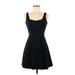 Express Casual Dress - Party: Black Solid Dresses - Women's Size Medium