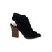 Vince Camuto Heels: Black Print Shoes - Women's Size 9 - Peep Toe