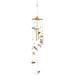 Stage Patio Office Love Angel Cupid Wind Chime Tube Hanging Ornament House Warm Gift Home Decor - Golden