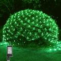 DAYBETTER LED Net Lights Outdoor St. Patrick s Day Green Wire Waterproof Mesh String Lights with 8 Modes Connectable Outdoor Lights for Garden Bushes