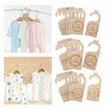 7Pcs Closet Wardrobe Divider Wooden Baby Closet Divider Cloth Organizer Nursery Closet Dividers Wardrobe Divider