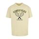 T-Shirt MERCHCODE "Herren Tennis Club Heavy Oversized Tee" Gr. L, gelb (softyellow) Herren Shirts T-Shirts