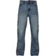 Bequeme Jeans URBAN CLASSICS "Urban Classics Herren Flared Jeans" Gr. 32, Normalgrößen, beige (sand destroyed washed) Herren Jeans