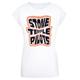T-Shirt MERCHCODE "Damen Ladies Stone Temple Pilots - Vintage warp T-Shirt" Gr. XS, weiß (white) Herren Shirts T-Shirts