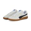 Sneaker PUMA "HANDBALL", Gr. 43, schwarz-weiß (puma weiß, puma schwarz, gum), Leder, mehrfarbig, sportlich, Schuhe