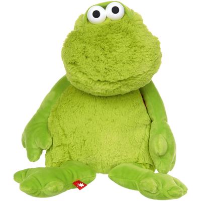 Kuscheltier SIGIKID "Frosch Sweety, 32 cm" Plüschfiguren grün Kinder mit verstellbarer Mimikfalte