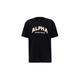 T-Shirt ALPHA INDUSTRIES "ALPHA Men - T-Shirts College T" Gr. 3XL, schwarz (black) Herren Shirts T-Shirts