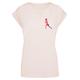 T-Shirt MERCHCODE "Damen Ladies Tennis Woman Silhouette - T-Shirt" Gr. S, pink Herren Shirts T-Shirts