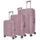 Trolleyset TRAVELITE "ELVAA L/M/S" rosa (rosé) Koffer-Sets Koffer Trolleys