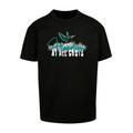 T-Shirt MERCHCODE "Merchcode Herren Freedom At All Costs Heavy Oversize Tee" Gr. 4XL, schwarz (black) Herren Shirts T-Shirts