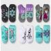 Disney Accessories | Disney Frozen Womens 6pk Low Cut Socks Printed New | Color: Blue/White | Size: 4-10