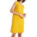 Madewell Dresses | Madewell Texture & Thread Cap-Sleeve Dress Tungsten Glow Yellow Terry Size Xl | Color: Gold/Yellow | Size: Xl