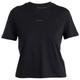 Icebreaker - Women's Merino 150 Tech Lite III S/S Crop Tee - Merinoshirt Gr M schwarz