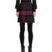 Ralph Lauren Skirts | Lauren Ralph Lauren Women's Plaid Mohair Pencil Mini Skirt (18, Pink Multi) 10 | Color: Black/Red | Size: 10