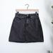 Madewell Skirts | Madewell Rigid Denim A-Line Black Denim Mini Skirt - 25 | Color: Black/Gray | Size: 25