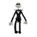 Disney Toys | Disney Nightmare Before Christmas Jack Skellington 25" Posable Plush Stuffed Toy | Color: Black | Size: Large (24-36 In)