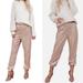 Anthropologie Pants & Jumpsuits | Anthropologie Melora Rose Gold Metallic Elastic Waist Harem Joggers, Size Medium | Color: Gold/Pink | Size: M