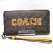 Coach Bags | Coach Signature Cb856 Round Zipper Long Wallet Women's | Color: Brown | Size: Os