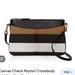 Burberry Bags | Burberry Canvas Check Peyton Crossbody | Color: Black/Tan | Size: Os