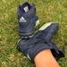 Adidas Shoes | Adidas 773 Bounce Men's High Top Navy Blue Sneakers Lace Up Athletic Shoes Sz 7 | Color: Blue | Size: 7