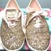 Kate Spade Shoes | Kate Spade Rose Gold *Glitter* Keds With Silky-Lace Shoelaces | Color: Pink | Size: 8
