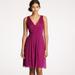 J. Crew Dresses | J. Crew Silk Chiffon Pleated Wine Heidi Dress New | Color: Pink/Red | Size: 8