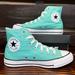 Converse Shoes | Nib Converse Ctas Hi Cyber Teal & White Canvas Sneakers | Color: Blue | Size: 7