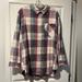 American Eagle Outfitters Tops | American Eagle Womens Soft Flannel Shirt Size Medium Nwt! | Color: Green/Purple | Size: M