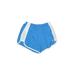 Road Runner Sports Athletic Shorts: Blue Color Block Activewear - Women's Size Large