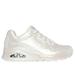 Skechers Women's Uno - Pearl Princess Sneaker | Size 9.5 | White Pearlized | Synthetic/Textile