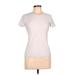 Lululemon Athletica Active T-Shirt: Ivory Activewear - Women's Size 10