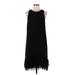 Banana Republic Casual Dress - Shift: Black Dresses - Women's Size 8