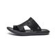 VOSMII Sandal Mens Summer Sandals ，Anti Slip Man Beach Sandals， Big Size Men Summer Shoes Sports Sneakers Men，Open Toe, Breathable (Color : Black, Size : 9.5)