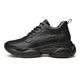 VIPAVA Men's Lace-Ups Sports Shoes Men's Height-Increasing Shoes Oxford Shoes Men's Shoes White Shoes Black 6-8CM XL 36-44 (Color : Schwarz, Size : 7.5 UK)