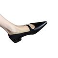 VIPAVA Women's Oxford Shoes Flat Shoes, Pointed Shoes, Women's Shoes, Elegant Dress Shoes, Diagonal Straps, Women's Shoes, Black (Color : Schwarz, Size : 2.5 UK)